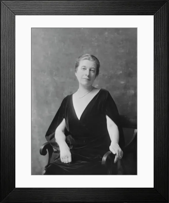Framed Print : Mrs. Howard O. Sturges, portrait photograph, 1918 Mar. or Apr. Creator: Arnold Genthe Framed Print : Mrs. Howard O. Sturges, portrait photograph, 1918 Mar. or Apr. Creator: Arnold Genthe