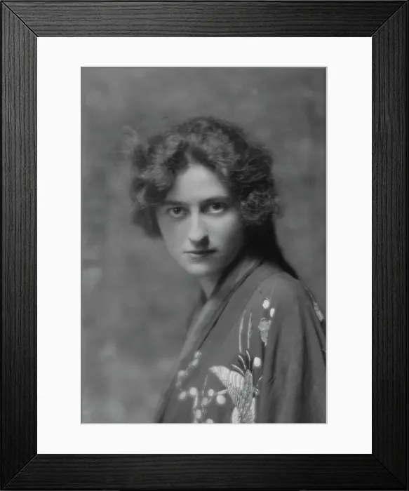 Framed Print : Dilling, Charlene, Miss, portrait photograph, 1914 Apr. 21. Creator: Arnold Genthe Framed Print : Dilling, Charlene, Miss, portrait photograph, 1914 Apr. 21. Creator: Arnold Genthe