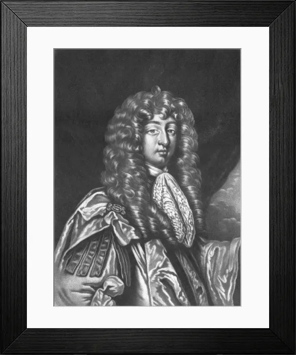 Framed Print : Sir Richard Chicheley, Admiral under Prince Rupert'. Creator: Robert Dunkarton Framed Print : Sir Richard Chicheley, Admiral under Prince Rupert'. Creator: Robert Dunkarton