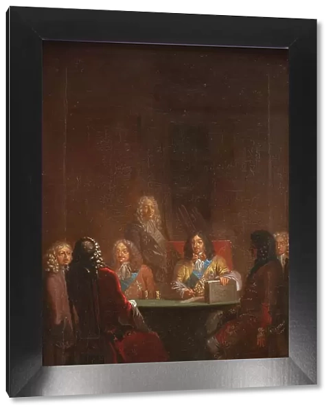 Christian V Presents Danish Law 1683, 1784. Creator: Nicolai Abraham Abildgaard