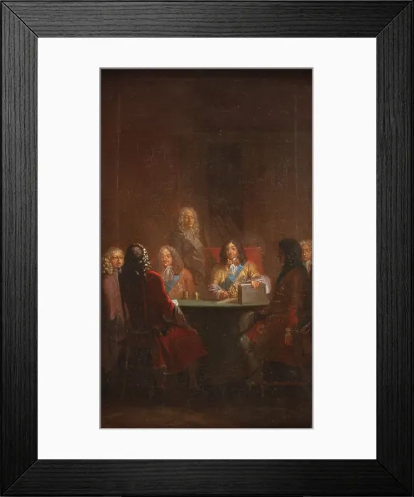 Framed Print : Christian V Presents Danish Law 1683, 1784. Creator: Nicolai Abraham Abildgaard Framed Print : Christian V Presents Danish Law 1683, 1784. Creator: Nicolai Abraham Abildgaard