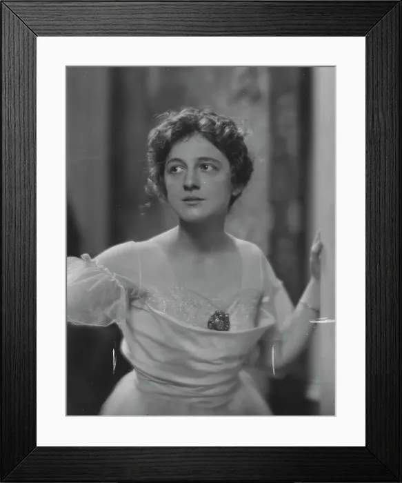 Framed Print : Dodge, D. Miss, portrait photograph, 1916. Creator: Arnold Genthe Framed Print : Dodge, D. Miss, portrait photograph, 1916. Creator: Arnold Genthe
