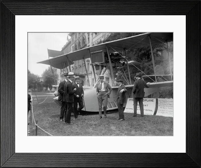 Framed Print : National Aero Coast Patrol Commn. - Curtiss Hydroaeroplane or Flying Boat Exhibited... 1917. Creator: Harris & Ewing. National Aero Coast Patrol Commn. - Curtiss Hydroaeroplane or Flying Boat Exhibited... 1917. Creator: Harris & Ewing Framed Print : National Aero Coast Patrol Commn. - Curtiss Hydroaeroplane or Flying Boat Exhibited... 1917. Creator: Harris & Ewing. National Aero Coast Patrol Commn. - Curtiss Hydroaeroplane or Flying Boat Exhibited... 1917. Creator: Harris & Ewing