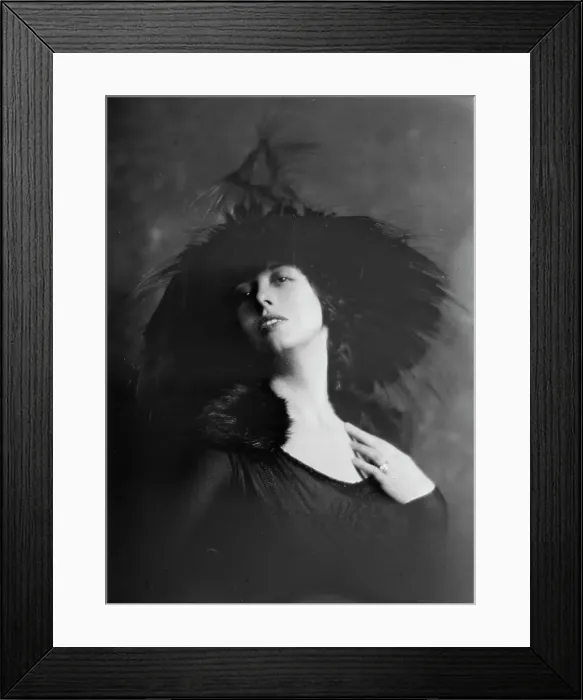 Framed Print : Mrs. Tartone, (formerly Miss Windsor), portrait photograph, 1919 Oct. 7. Creator: Arnold Genthe Framed Print : Mrs. Tartone, (formerly Miss Windsor), portrait photograph, 1919 Oct. 7. Creator: Arnold Genthe