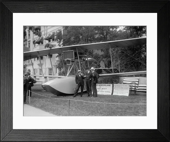 Framed Print : National Aero Coast Patrol Commn. - Curtiss Hydroaeroplane or Flying Boat Exhibited... 1917. Creator: Harris & Ewing. National Aero Coast Patrol Commn. - Curtiss Hydroaeroplane or Flying Boat Exhibited... 1917. Creator: Harris & Ewing Framed Print : National Aero Coast Patrol Commn. - Curtiss Hydroaeroplane or Flying Boat Exhibited... 1917. Creator: Harris & Ewing. National Aero Coast Patrol Commn. - Curtiss Hydroaeroplane or Flying Boat Exhibited... 1917. Creator: Harris & Ewing