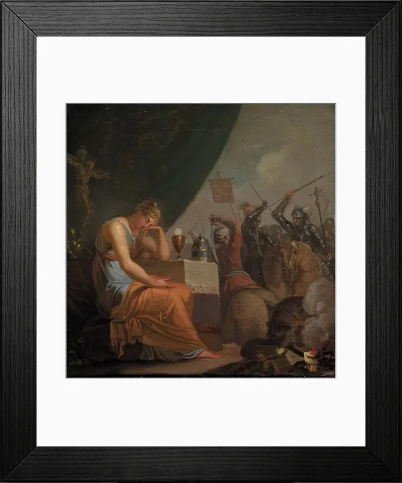 Framed Print : Hierarchy at its Peak at the time of the Crusades, 1784. Creator: Nicolai Abraham Abildgaard Framed Print : Hierarchy at its Peak at the time of the Crusades, 1784. Creator: Nicolai Abraham Abildgaard