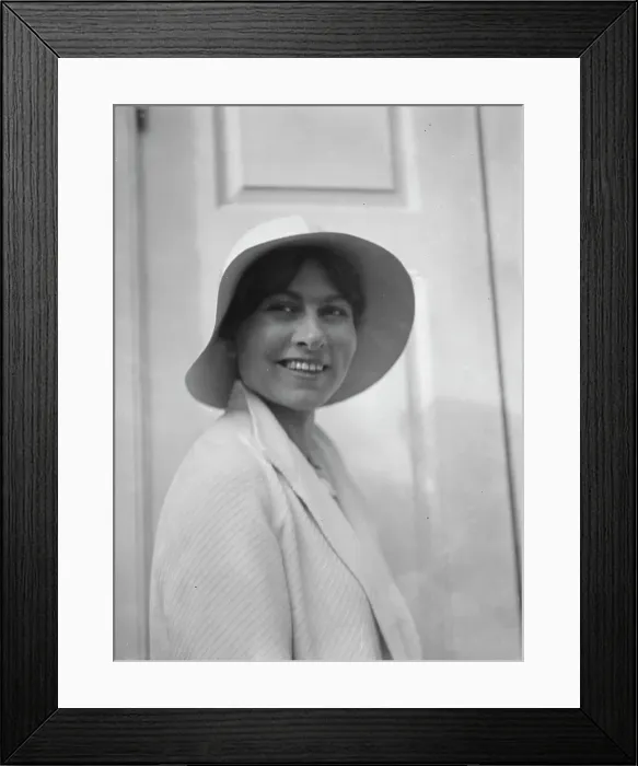 Framed Print : Miss Harriet Taylor, portrait photograph, 1932. Creator: Arnold Genthe Framed Print : Miss Harriet Taylor, portrait photograph, 1932. Creator: Arnold Genthe