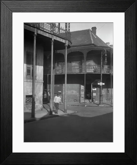 Framed Print : Dauphine Street, New Orleans, between 1920 and 1926. Creator: Arnold Genthe Framed Print : Dauphine Street, New Orleans, between 1920 and 1926. Creator: Arnold Genthe