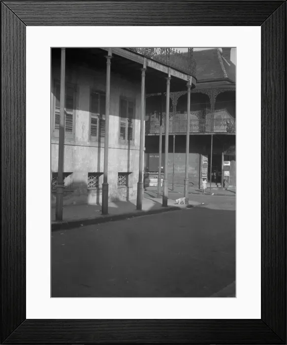 Framed Print : Dauphine Street, New Orleans, between 1920 and 1926. Creator: Arnold Genthe Framed Print : Dauphine Street, New Orleans, between 1920 and 1926. Creator: Arnold Genthe