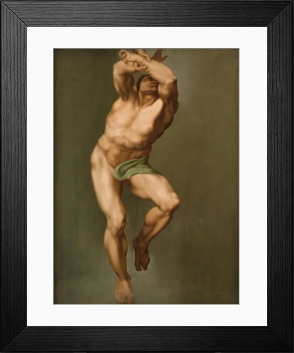 Framed Print : Male Figure. After Michelangelo's Last Judgement in the Sistine Chapel, 1774. Creator: Nicolai Abraham Abildgaard. Male Figure. After Michelangelo's Last Judgement in the Sistine Chapel, 1774. Creator: Nicolai Abraham Abildgaard Framed Print : Male Figure. After Michelangelo's Last Judgement in the Sistine Chapel, 1774. Creator: Nicolai Abraham Abildgaard. Male Figure. After Michelangelo's Last Judgement in the Sistine Chapel, 1774. Creator: Nicolai Abraham Abildgaard