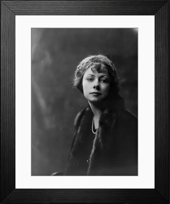 Framed Print : Mrs. Inez Thomas, portrait photograph, 1919 June 19. Creator: Arnold Genthe Framed Print : Mrs. Inez Thomas, portrait photograph, 1919 June 19. Creator: Arnold Genthe