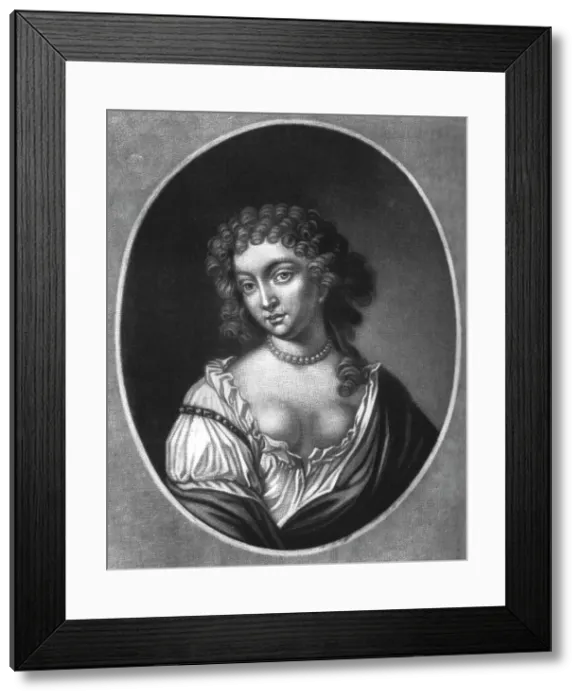 Framed Print : Eleanor Gwynne (Nell), actress and mistress of Charles II; Obit 1687, 1810. Creator: Richard Earlom Framed Print : Eleanor Gwynne (Nell), actress and mistress of Charles II; Obit 1687, 1810. Creator: Richard Earlom