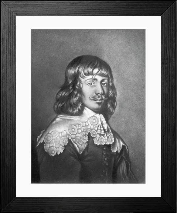 Framed Print : William, Duke of Hamilton; killed at the Battle of Worcester 1651, 1815. Creator: Robert Dunkarton Framed Print : William, Duke of Hamilton; killed at the Battle of Worcester 1651, 1815. Creator: Robert Dunkarton