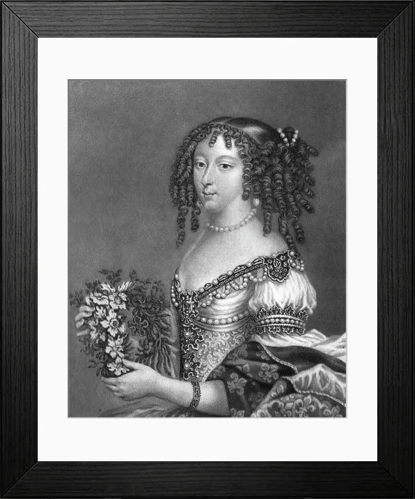 Framed Print : Henrietta, Duchess of Orleans, daughter of Charles I; Obit 1670, 1812. Creator: Charles Turner Framed Print : Henrietta, Duchess of Orleans, daughter of Charles I; Obit 1670, 1812. Creator: Charles Turner