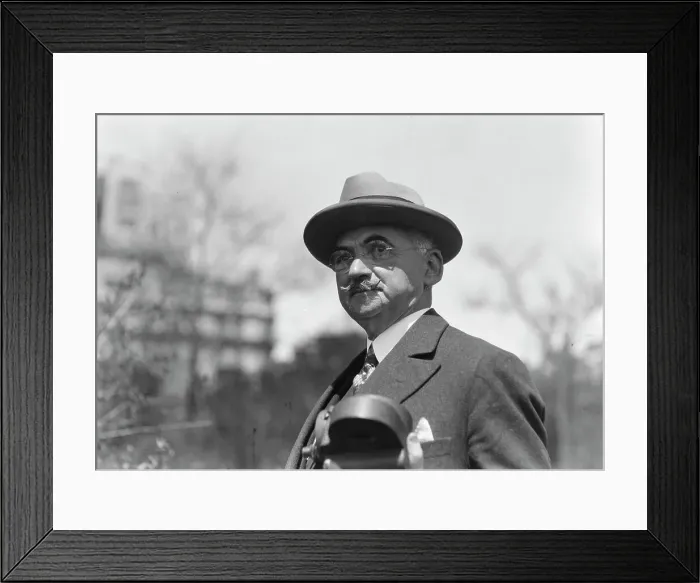 Framed Print : Dr. Maximilian Toch, standing outdoors, 1936. Creator: Arnold Genthe Framed Print : Dr. Maximilian Toch, standing outdoors, 1936. Creator: Arnold Genthe