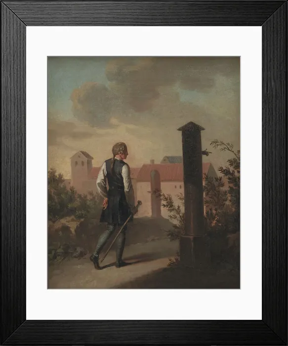 Framed Print : The Journey of Niels Klim to the World Underground, 1785-1786. Creator: Nicolai Abraham Abildgaard Framed Print : The Journey of Niels Klim to the World Underground, 1785-1786. Creator: Nicolai Abraham Abildgaard