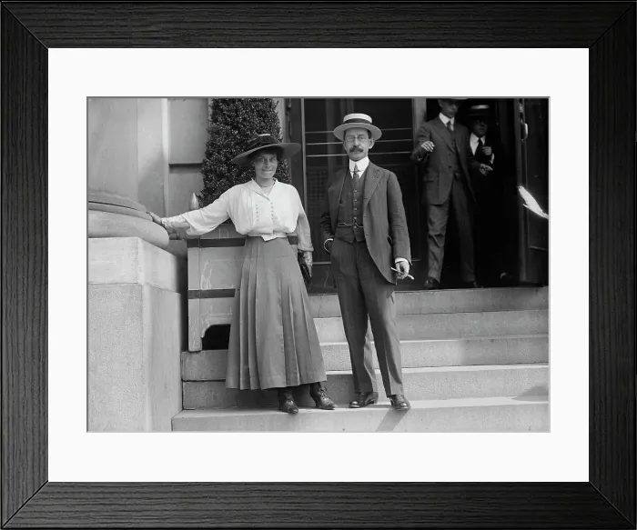Framed Print : Netherlands Mission To The U.S. - J.B. Van Der Hooven Van Oordt And Wife, 1917. Creator: Harris & Ewing. Netherlands Mission To The U.S. - J.B. Van Der Hooven Van Oordt And Wife, 1917. Creator: Harris & Ewing Framed Print : Netherlands Mission To The U.S. - J.B. Van Der Hooven Van Oordt And Wife, 1917. Creator: Harris & Ewing. Netherlands Mission To The U.S. - J.B. Van Der Hooven Van Oordt And Wife, 1917. Creator: Harris & Ewing