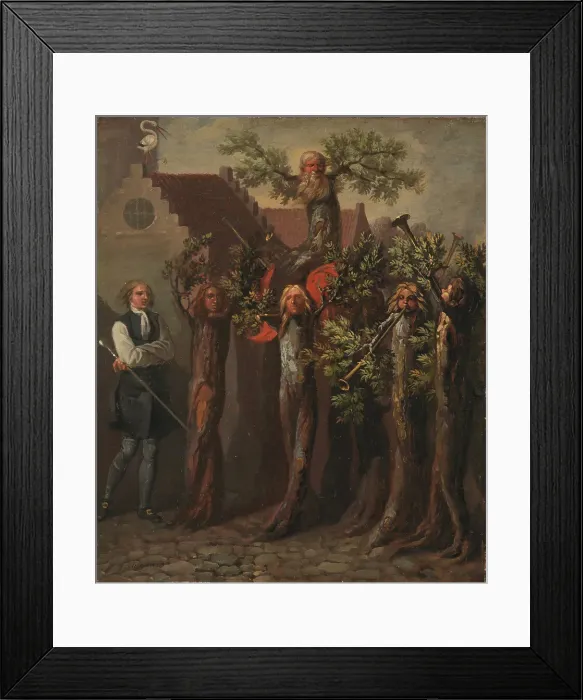 Framed Print : The Triumph of a Potuan, whose Reform Proposal has been Approved, 1785-1787. Creator: Nicolai Abraham Abildgaard Framed Print : The Triumph of a Potuan, whose Reform Proposal has been Approved, 1785-1787. Creator: Nicolai Abraham Abildgaard