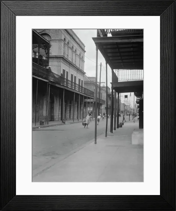 Framed Print : View down Royal Street to the Haunted House (Lalaurie House), New Orleans, between 1920 and 1926. Creator: Arnold Genthe. View down Royal Street to the Haunted House (Lalaurie House), New Orleans, between 1920 and 1926 Framed Print : View down Royal Street to the Haunted House (Lalaurie House), New Orleans, between 1920 and 1926. Creator: Arnold Genthe. View down Royal Street to the Haunted House (Lalaurie House), New Orleans, between 1920 and 1926