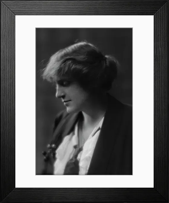 Framed Print : Dupont, Ellen, Miss, portrait photograph, 1915 July 2. Creator: Arnold Genthe Framed Print : Dupont, Ellen, Miss, portrait photograph, 1915 July 2. Creator: Arnold Genthe