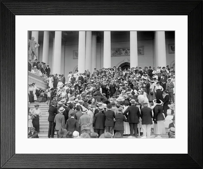 Framed Print : Rev. James Shera Montgomery, Chaplian [sic] of The House... 1917. Creator: Harris & Ewing. Rev. James Shera Montgomery, Chaplian [sic] of The House... 1917. Creator: Harris & Ewing