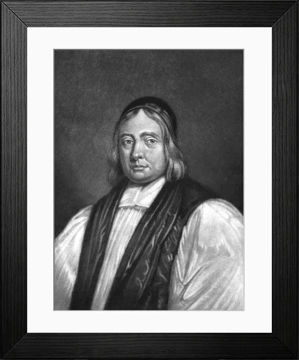 Framed Print : Edward Wetenhall, Bishop of Cork 1678, Kilmore 1699; Obit 1714, 1813. Creator: Robert Dunkarton Framed Print : Edward Wetenhall, Bishop of Cork 1678, Kilmore 1699; Obit 1714, 1813. Creator: Robert Dunkarton