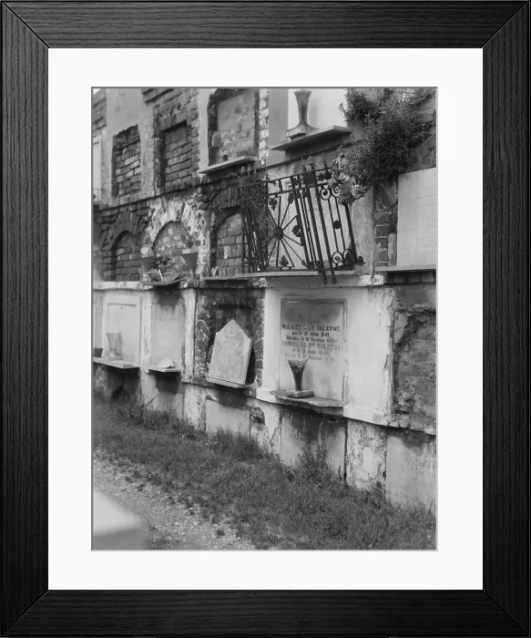 Framed Print : Wall tombs of the old St. Louis Cemetery, New Orleans, between 1920 and 1926. Creator: Arnold Genthe Framed Print : Wall tombs of the old St. Louis Cemetery, New Orleans, between 1920 and 1926. Creator: Arnold Genthe