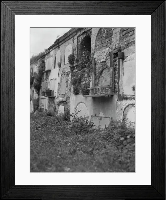 Framed Print : Wall tombs of the old St. Louis Cemetery, New Orleans, between 1920 and 1926. Creator: Arnold Genthe Framed Print : Wall tombs of the old St. Louis Cemetery, New Orleans, between 1920 and 1926. Creator: Arnold Genthe