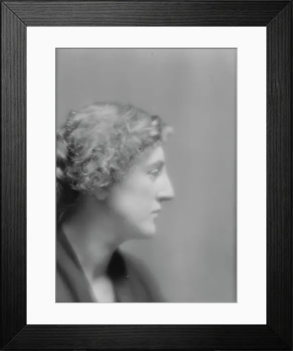 Framed Print : Eddington, Gertrude, Miss, portrait photograph, 1912 Feb. 29. Creator: Arnold Genthe Framed Print : Eddington, Gertrude, Miss, portrait photograph, 1912 Feb. 29. Creator: Arnold Genthe