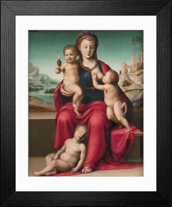 Framed Print : Caritas (Charity), 1518-1618. Creator: Giuliano Bugiardini Framed Print : Caritas (Charity), 1518-1618. Creator: Giuliano Bugiardini