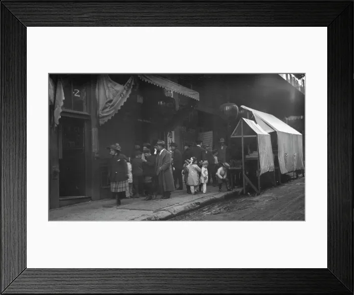Framed Print : Apricot Spring Orchard drugstore, Chinatown, San Francisco, between 1896 and 1906. Creator: Arnold Genthe Framed Print : Apricot Spring Orchard drugstore, Chinatown, San Francisco, between 1896 and 1906. Creator: Arnold Genthe