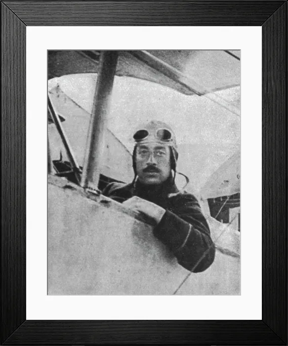 Framed Print : Le sous-lieutenant aviateur Marchal, c1916. Creator: Unknown Framed Print : Le sous-lieutenant aviateur Marchal, c1916. Creator: Unknown