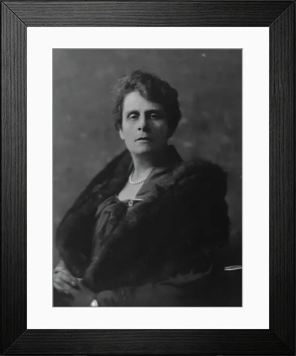 Framed Print : Edey, Fred, Mrs. portrait photograph, 1916. Creator: Arnold Genthe Framed Print : Edey, Fred, Mrs. portrait photograph, 1916. Creator: Arnold Genthe