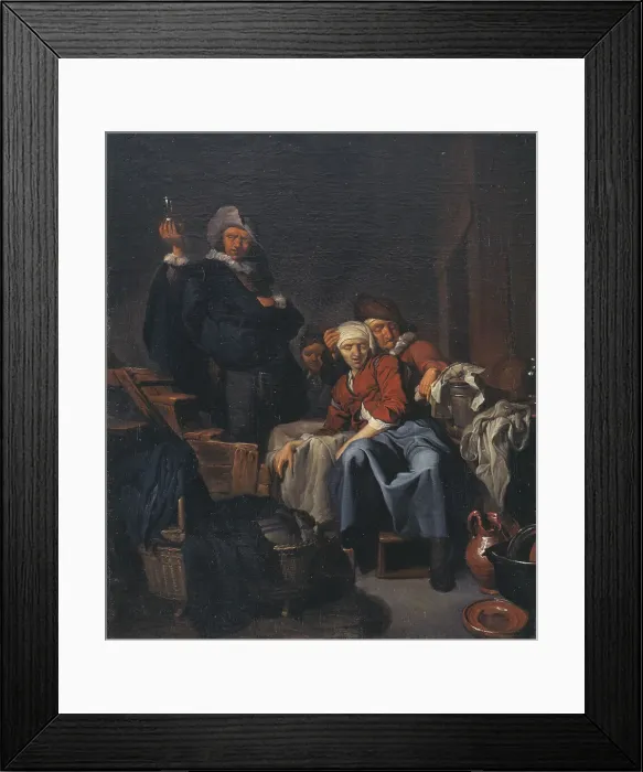 Framed Print : A Sick Peasant Woman, 1646-1664. Creator: Cornelis Bega Framed Print : A Sick Peasant Woman, 1646-1664. Creator: Cornelis Bega