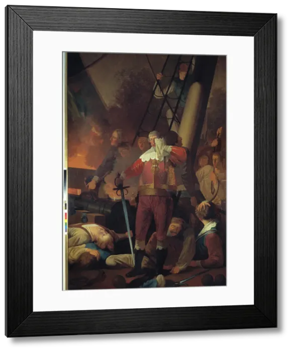 Framed Print : Christian IV on the Trinity in the battle of Kolberger Heide 1644, 1828. Creator: Wilhelm Bendz. Christian IV on the Trinity in the battle of Kolberger Heide 1644, 1828. Creator: Wilhelm Bendz Framed Print : Christian IV on the Trinity in the battle of Kolberger Heide 1644, 1828. Creator: Wilhelm Bendz. Christian IV on the Trinity in the battle of Kolberger Heide 1644, 1828. Creator: Wilhelm Bendz