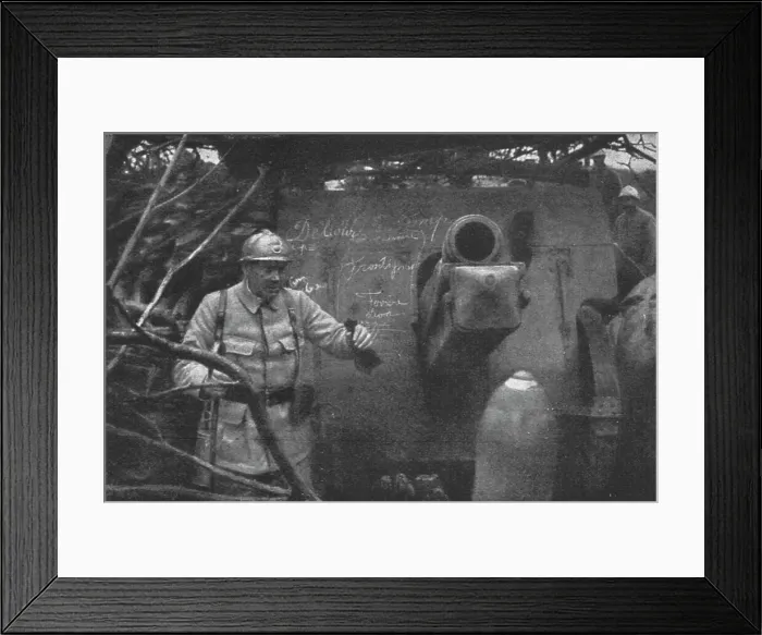 Framed Print : L'offensive de la Somme: L'attaque du juillet 1916; le general B, 1916. Creator: Unknown Framed Print : L'offensive de la Somme: L'attaque du juillet 1916; le general B, 1916. Creator: Unknown