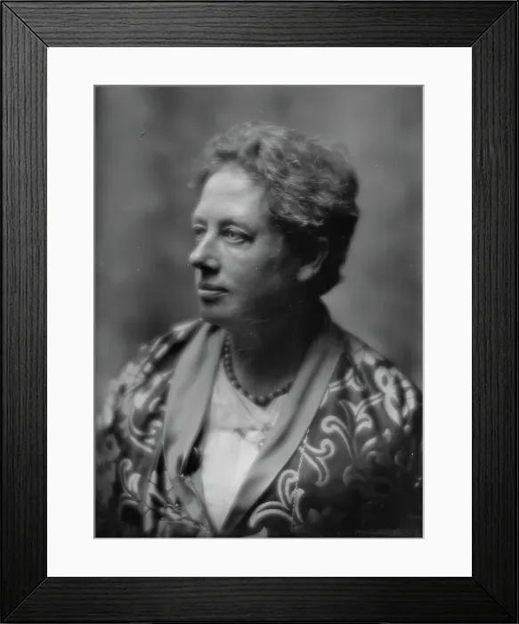 Framed Print : Ellis, Havelock, Mrs. portrait photograph, 1914. Creator: Arnold Genthe Framed Print : Ellis, Havelock, Mrs. portrait photograph, 1914. Creator: Arnold Genthe