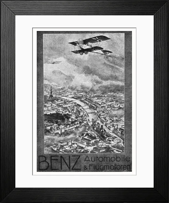 Framed Print : Deux manieres; une reclame allemande, 1916. Creator: Unknown Framed Print : Deux manieres; une reclame allemande, 1916. Creator: Unknown