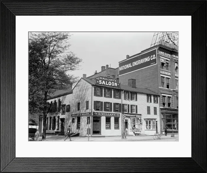 Framed Print : Mullany's Saloon, 1913. Creator: Harris & Ewing. Mullany's Saloon, 1913. Creator: Harris & Ewing Framed Print : Mullany's Saloon, 1913. Creator: Harris & Ewing. Mullany's Saloon, 1913. Creator: Harris & Ewing