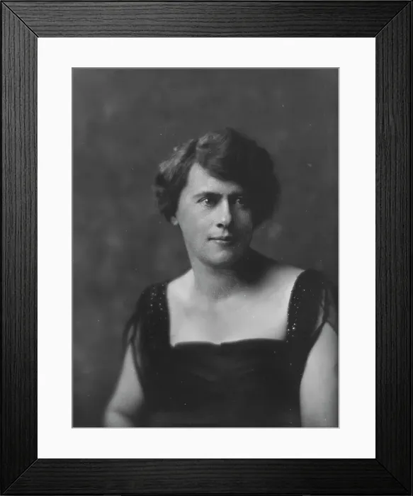 Framed Print : Emerson, L. Mrs. portrait photograph, 1917 May 16. Creator: Arnold Genthe Framed Print : Emerson, L. Mrs. portrait photograph, 1917 May 16. Creator: Arnold Genthe