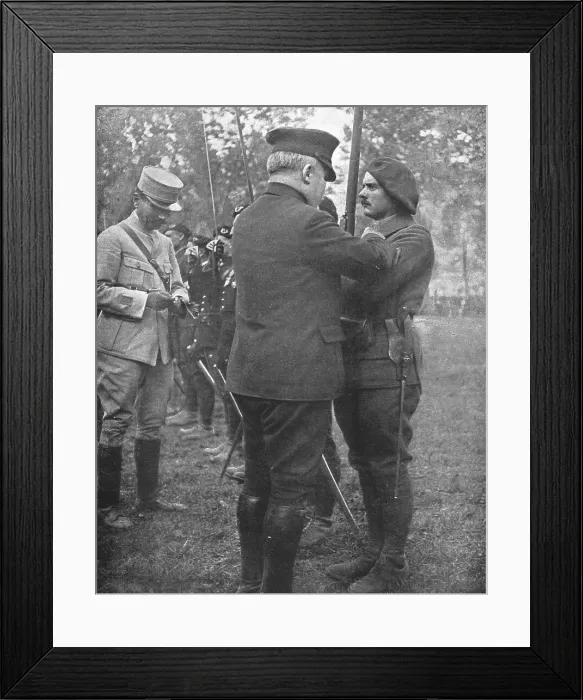 Framed Print : Le Caporal Claude Goutaudier, qui a fait cent prisonniers, 1916. Creator: Unknown Framed Print : Le Caporal Claude Goutaudier, qui a fait cent prisonniers, 1916. Creator: Unknown