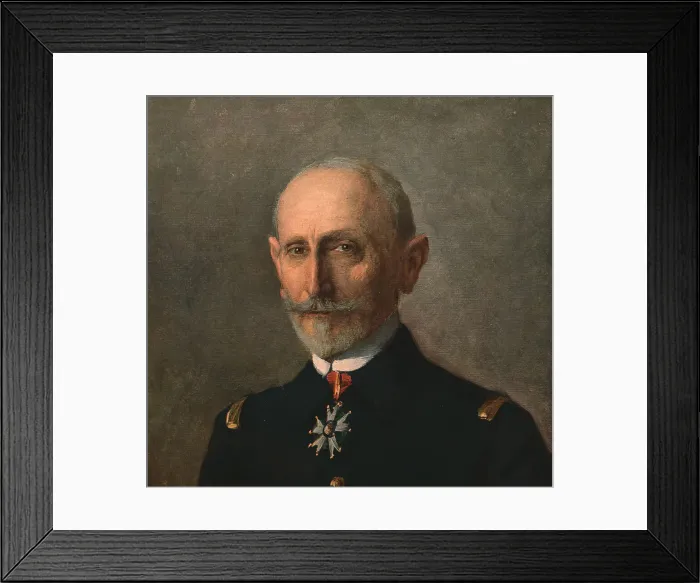 Framed Print : L'Amiral Lacaze; le chef de la marine Francaise, 1916. Creator: Unknown Framed Print : L'Amiral Lacaze; le chef de la marine Francaise, 1916. Creator: Unknown