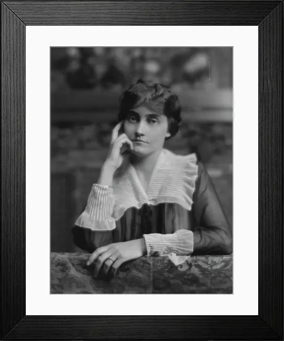 Framed Print : Erskine, Mrs. portrait photograph, 1917 Mar. 10. Creator: Arnold Genthe Framed Print : Erskine, Mrs. portrait photograph, 1917 Mar. 10. Creator: Arnold Genthe