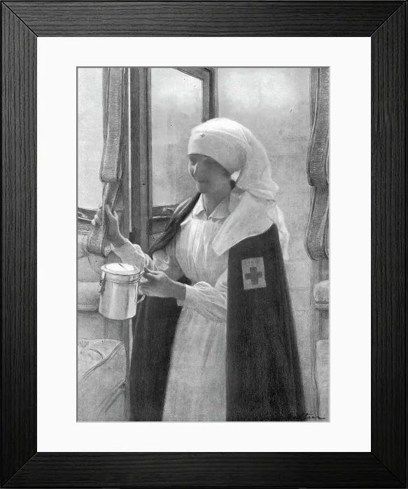 Framed Print : Pour nos soldats, s'il vous plait ; Les Queteuses de la Croix-Rouge, 1916. Creator: L Sabattier. Pour nos soldats, s'il vous plait ; Les Queteuses de la Croix-Rouge, 1916. Creator: L Sabattier Framed Print : Pour nos soldats, s'il vous plait ; Les Queteuses de la Croix-Rouge, 1916. Creator: L Sabattier. Pour nos soldats, s'il vous plait ; Les Queteuses de la Croix-Rouge, 1916. Creator: L Sabattier