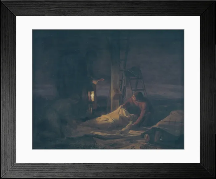 Framed Print : Descent from the Cross, 1886. Creator: Carl Bloch Framed Print : Descent from the Cross, 1886. Creator: Carl Bloch