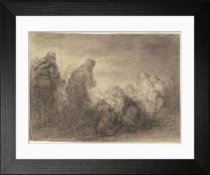 Framed Print : Group of Figures, early 19th century. Creator: Robert Walter Weir