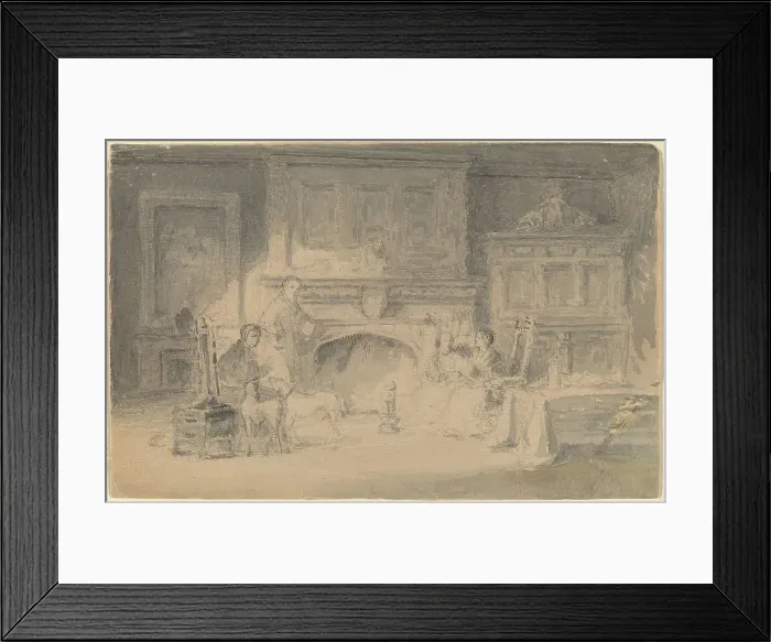 Framed Print : Study for The Bailey Family'. Creator: Robert Walter Weir. Study for The Bailey Family'. Creator: Robert Walter Weir Framed Print : Study for The Bailey Family'. Creator: Robert Walter Weir. Study for The Bailey Family'. Creator: Robert Walter Weir