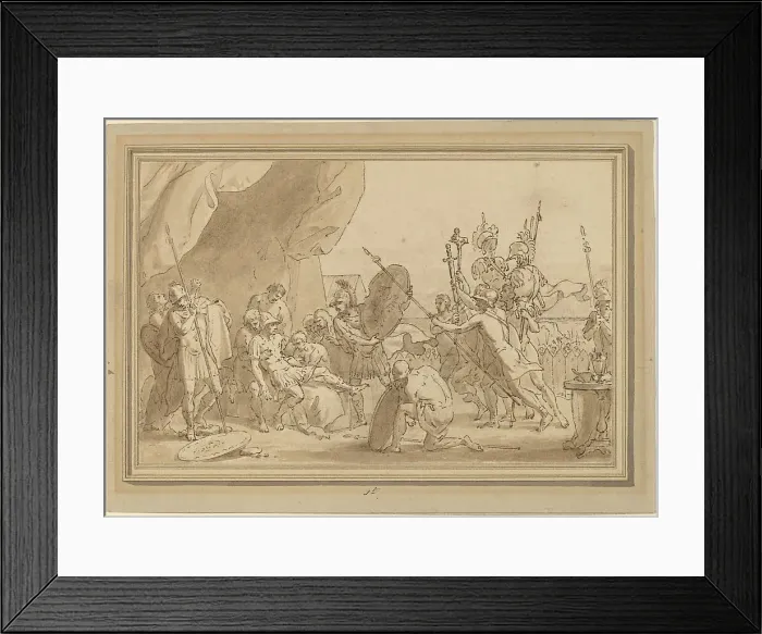 Framed Print : Death of a General. Creator: Benjamin West Framed Print : Death of a General. Creator: Benjamin West