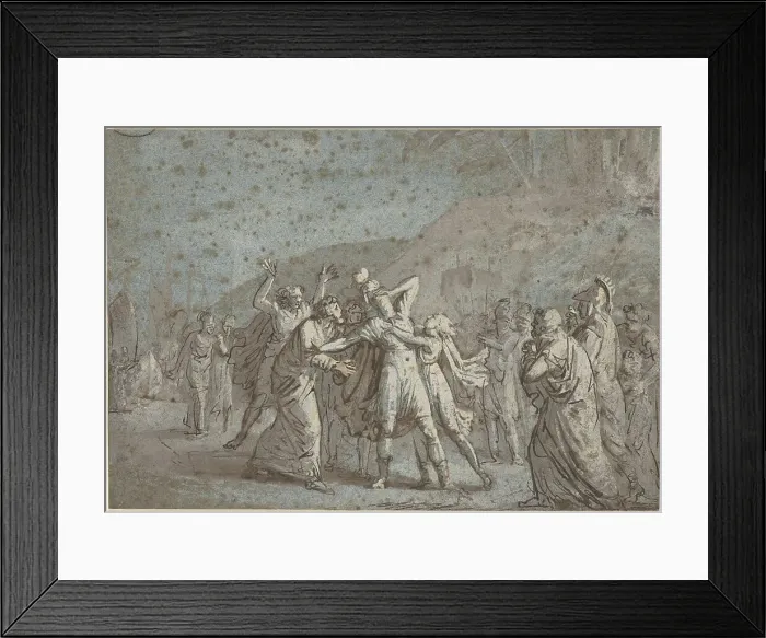 Framed Print : Jephthah's Daughter, 1780-1810. Creator: Benjamin West Framed Print : Jephthah's Daughter, 1780-1810. Creator: Benjamin West