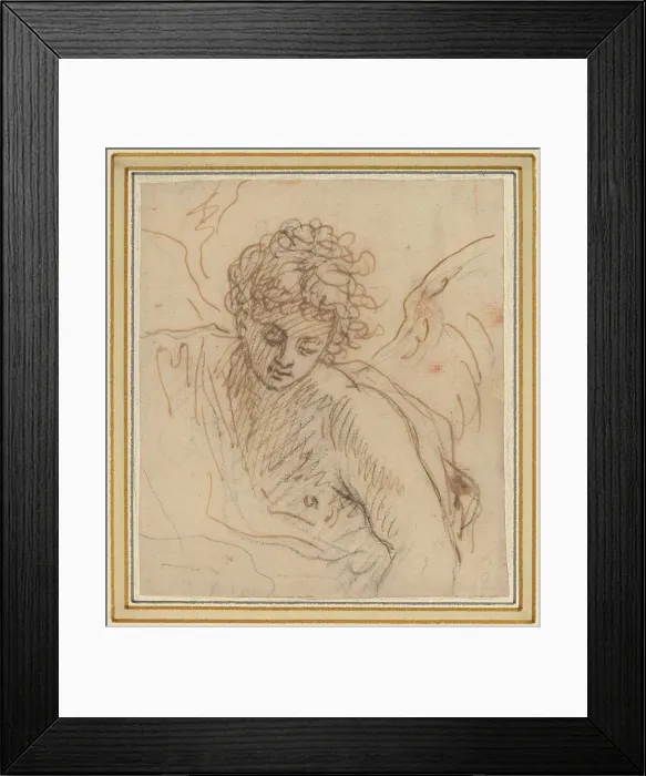 Framed Print : An Angel. Creator: Benjamin West Framed Print : An Angel. Creator: Benjamin West
